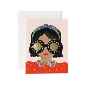 Headband Birthday Girl Card|Rifle Paper