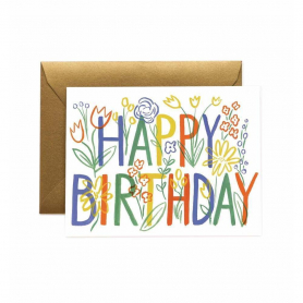 Brushstroke Birthday Card|Rifle Paper