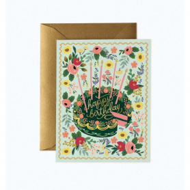 Boxed Set of Floral Cake Birthday Cards|Rifle Paper