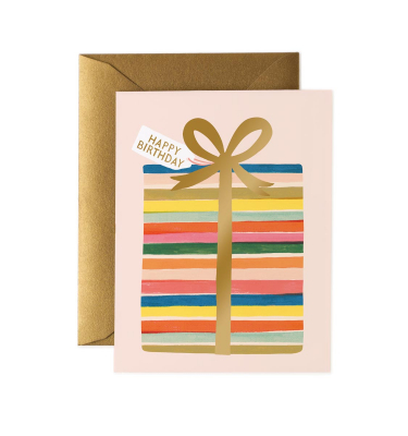 Feliz Birthday Present Card|Rifle Paper