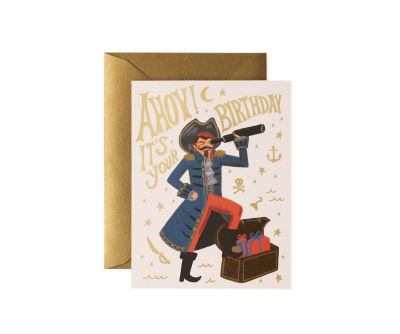 Pirate Birthday Card|Rifle Paper