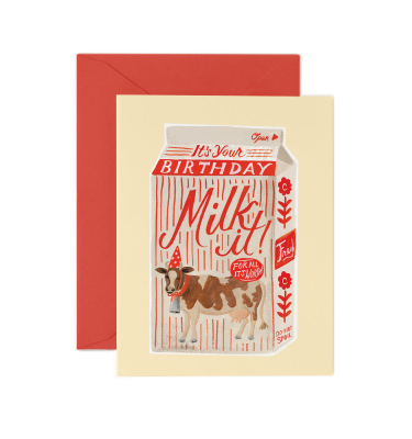 Boxed Set Of Milk It Birthday Cards|Rifle Paper