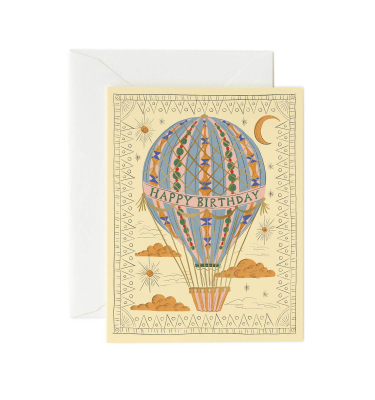 Hot Air Balloon Birthday Card|Rifle Paper