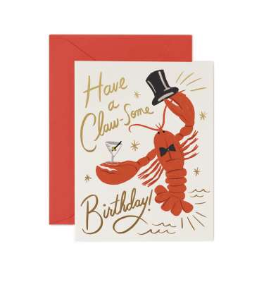 Clawsome Birthday Card|Rifle Paper