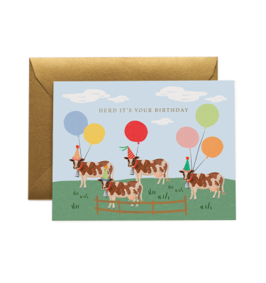 Herd Its Your Birthday Card|Rifle Paper