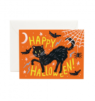 Black Cat card|Rifle Paper