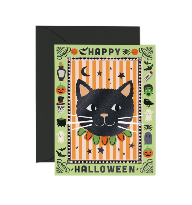 Spooky Cat Halloween Card|Rifle Paper