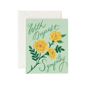 Marigold Sympathy Card|Rifle Paper