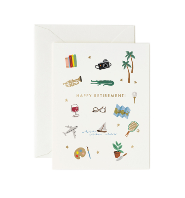 Happy Retirement Card|Rifle Paper