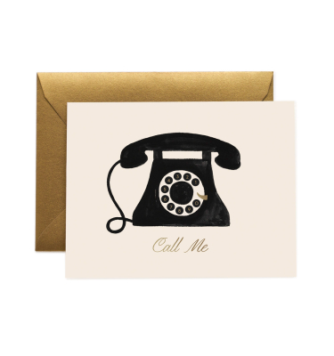 Call Me Card|Rifle Paper