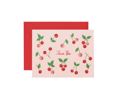 Cherries Thank You Card|Rifle Paper