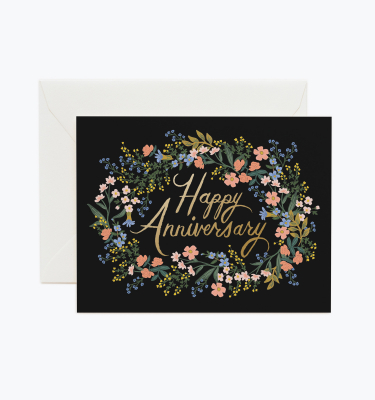 Anniversary Wreath Card|Rifle Paper