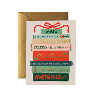 Holiday Books Card|Rifle Paper