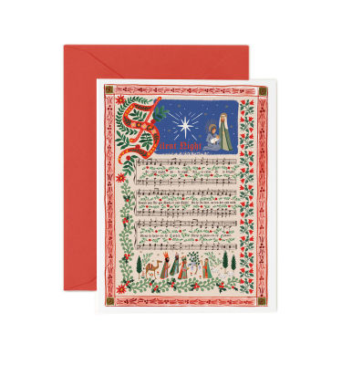 Silent Night Card|Rifle Paper