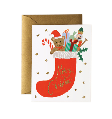 Toy Stocking Card|Rifle Paper