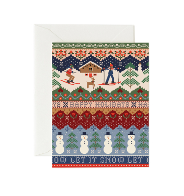 Ski Chalet Card|Rifle Paper