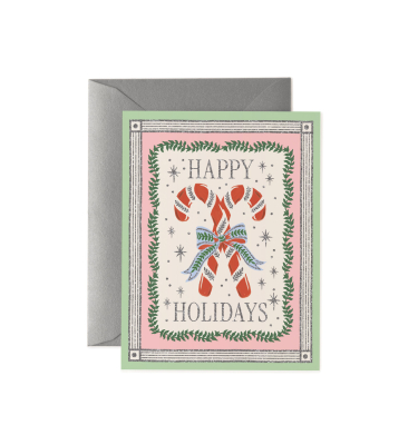 Boxed Set Of Candy Cane Cards|Rifle Paper