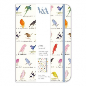 JOURNAL Lined Edward Lear Birds