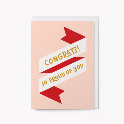 Congrats Proud Of You Ribbon