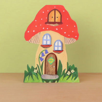 Toadstool Cottage Die Cut|Art Angels