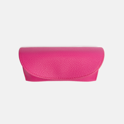 Fuchsia Pink Flap Glasses Case|Caroline Gardner
