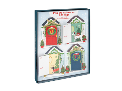 Holiday Dogs And Doors Gift Tags Boxed|Up With Paper