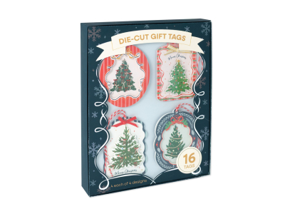Vintage Trees Gift Tags Boxed|Up With Paper