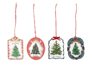 Vintage Trees Gift Tags Boxed|Up With Paper