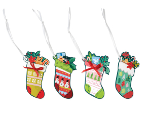 Vintage Stockings Gift Tags Boxed|Up With Paper