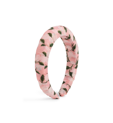Pink Hydrangea Wrapped Headband|Rifle Paper