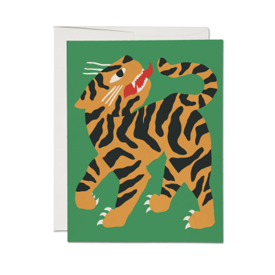 Growling Tiger Everyday Card|Red Cap Cards