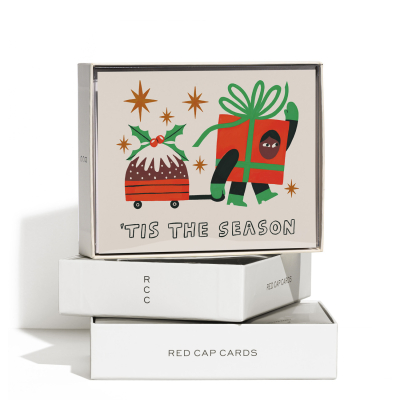 Christmas Panettone Holiday Boxed Set|Red Cap Cards