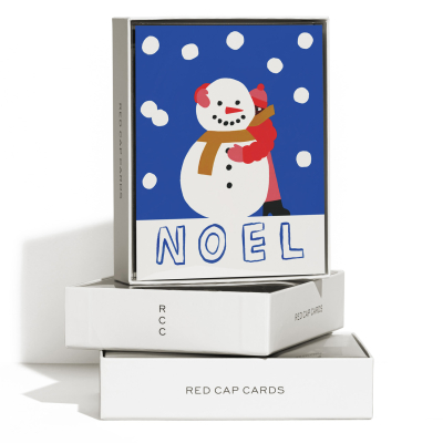 Noel Snowman Holiday Boxed Set|Red Cap Cards