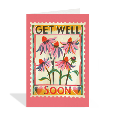 PETITE Get Well Stamp