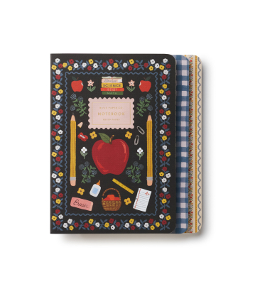 Assorted Set Of 3 Schoolhouse Notebooks|Rifle Paper
