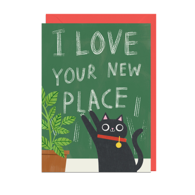I Love Your New Place Cat