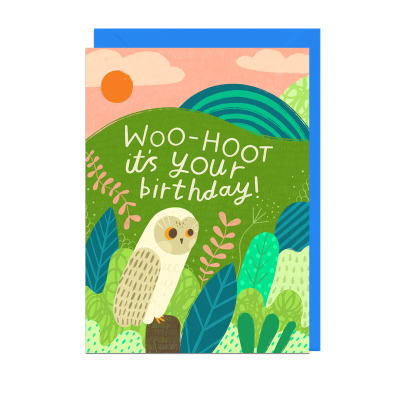 Hoot Birthday Owl