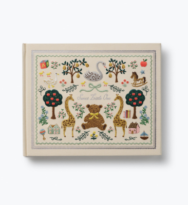 Storybook Embroidered Baby Book|Rifle Paper