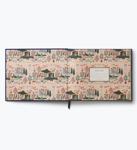 Nativity Embroidered Guest Book|Rifle Paper