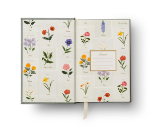 Birth Month Mini Embroidered Journal - October|Rifle Paper