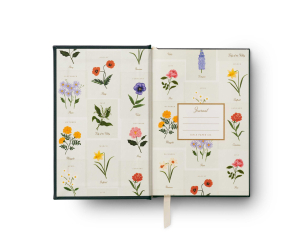 Birth Month Mini Embroidered Journal - November|Rifle Paper