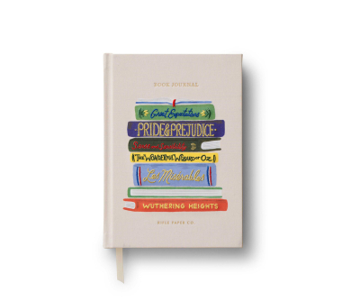 Book Club Embroidered Book Journal|Rifle Paper