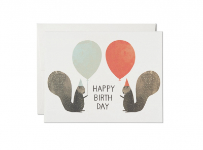 Party Squirrels|Red Cap Cards