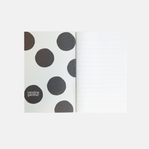 Orange Multi Check Front Pocket Journal Set|Caroline Gardner