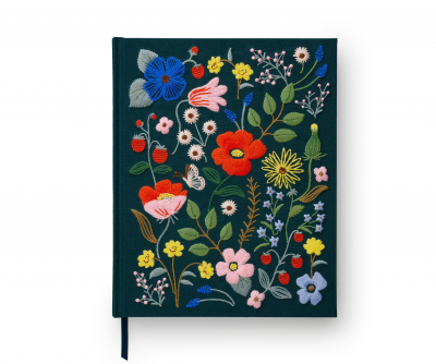 Strawberry Fields Embroidered Sketchbook|Rifle Paper