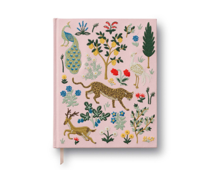 Menagerie Embroidered Sketchbook|Rifle Paper
