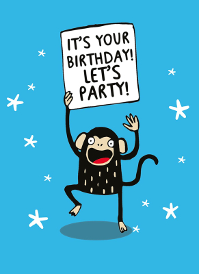 Its Your Birthday Monkey
