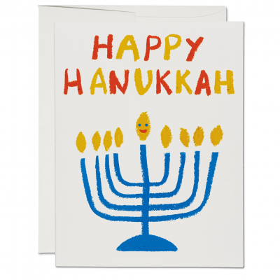 Happy Menorah Holiday Card|Red Cap Cards
