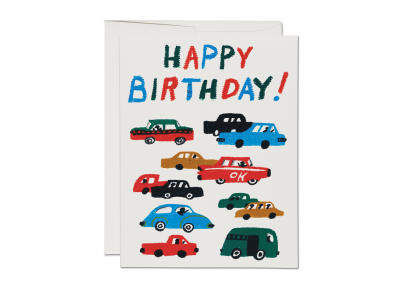 Birthday Traffic|Red Cap Cards