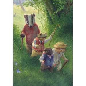 NOTECARD Mini Cube Wind In The Willows